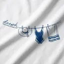 Delta Phi Epsilon Swimsuit Line Drawing Spring Recruitment Shirt