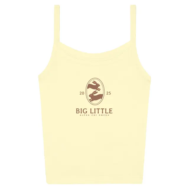 Alpha Chi Omega Running Rabbits Big Little Reveal Tank 2