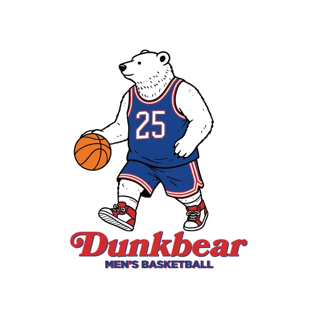 Men's Basketball Bear Dunkbear Illustration PR Hoodie