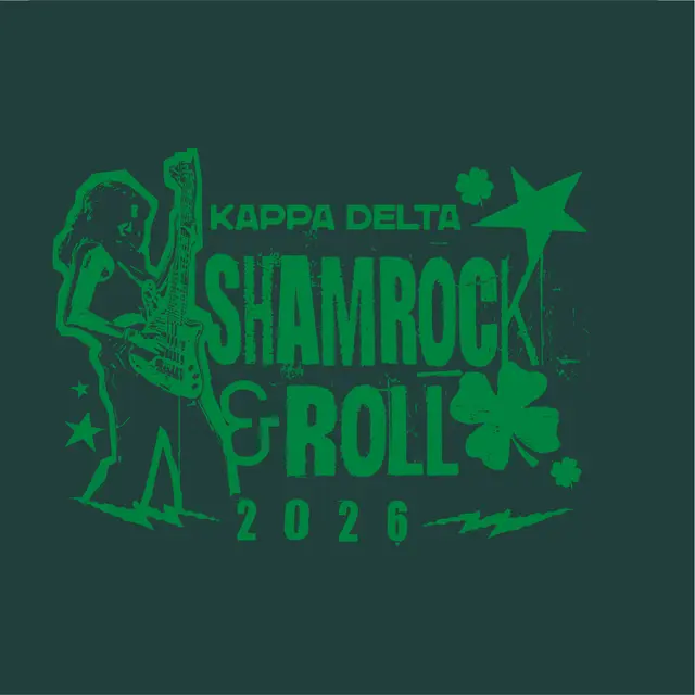 Kappa Delta Guitarist Shamrock Philanthropy Tank