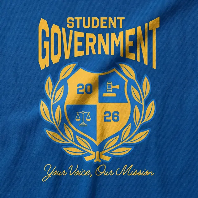 Student Government Shield Illustration PR Hoodie