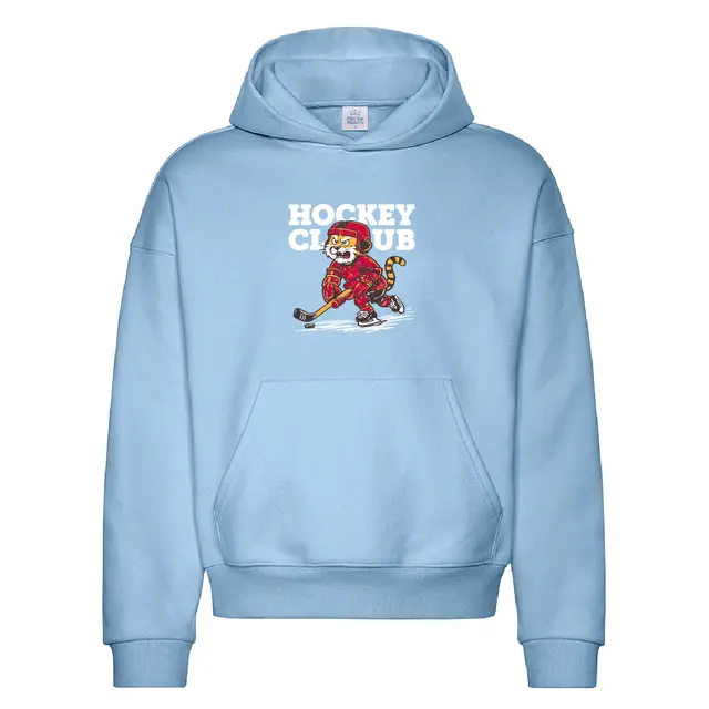 Hockey Club Fierce Tiger Illustration PR Hoodie 2