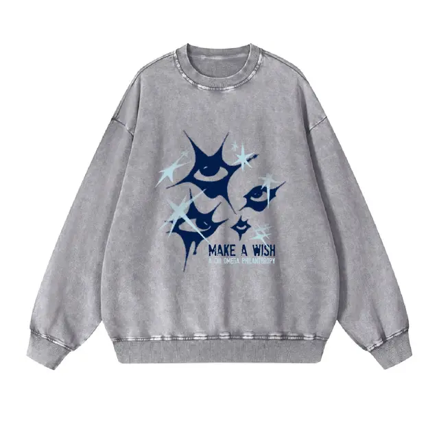 Chi Omega Starry Eye Motif Philanthropy Sweater 2