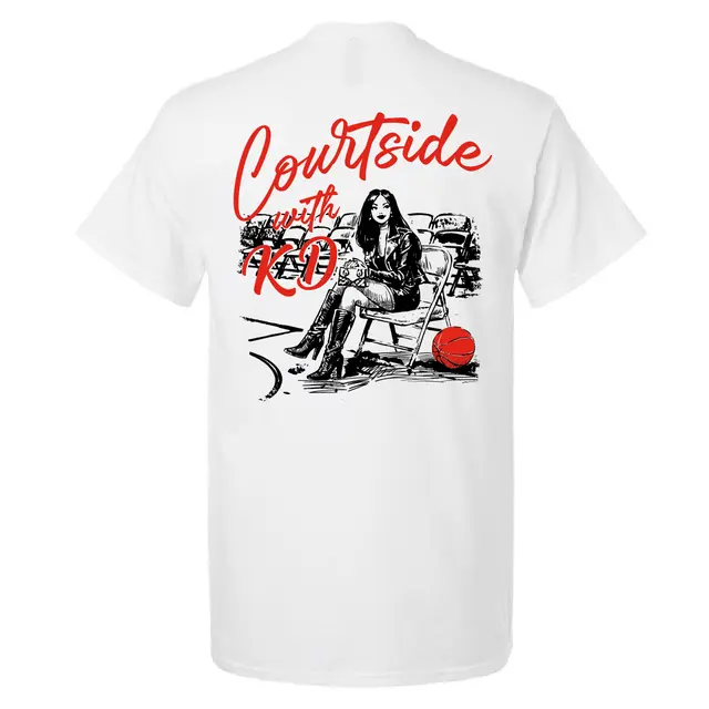 Kappa Delta Courtside flowing script basketball shirt 2