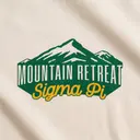 Sigma Pi Mountain Illustration Retreat Shirt