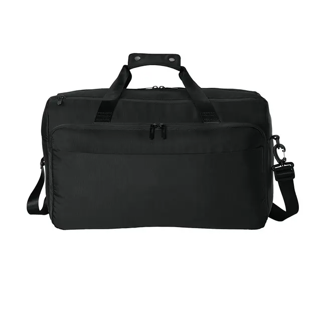Mercer + Mettle Traveler Duffel Deep Black Front