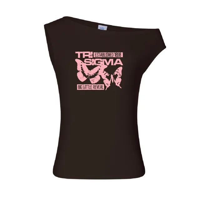 Sigma Sigma Sigma Pink Butterfly Big Little Reveal Tank 2