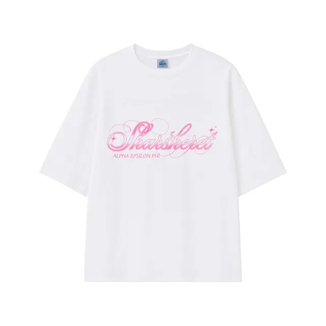 Alpha Epsilon Phi Flowing Script Philanthropy Shirt 2