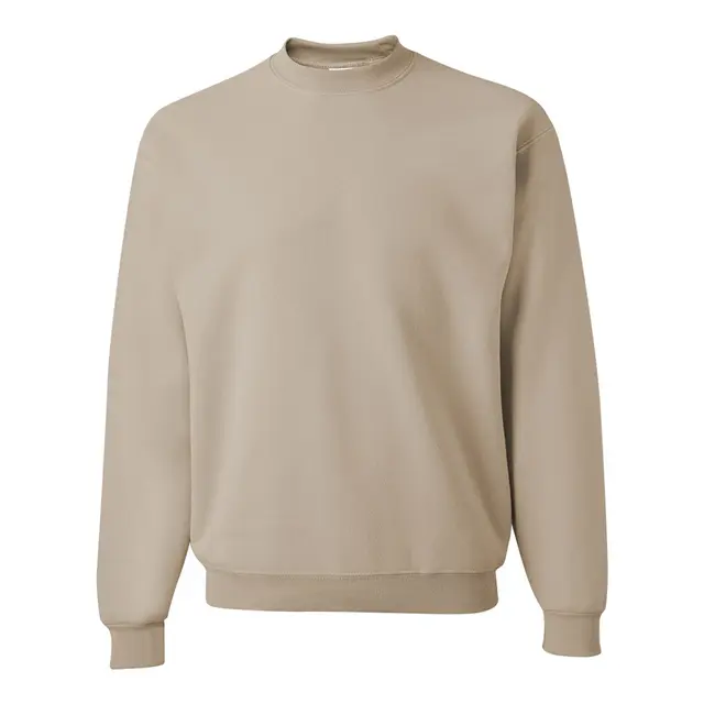 Jerzees Unisex NuBlend® Crewneck Sweatshirt Sandstone Front