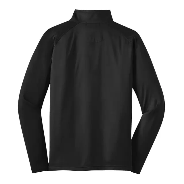 Sport-Wick Stretch 1/4-Zip Pullover Black Back