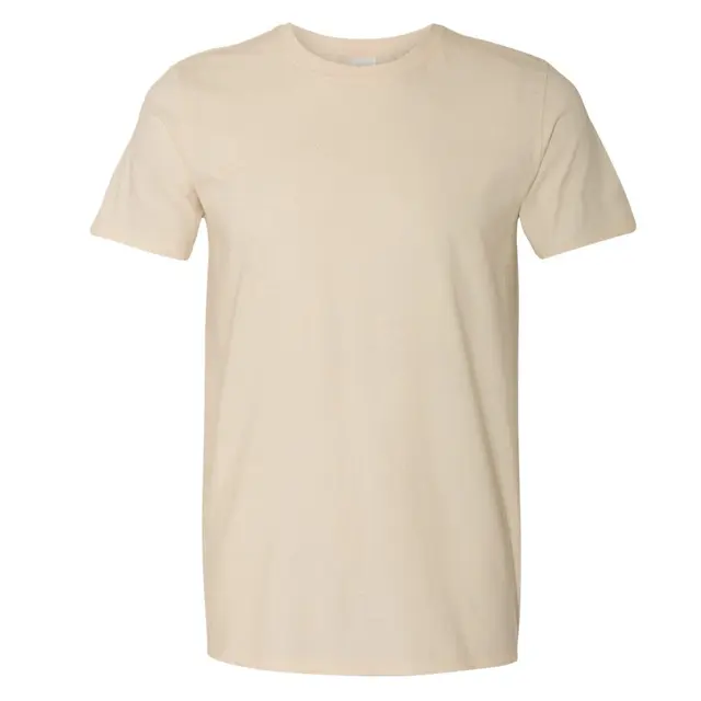Gildan Adult Softstyle 4.5 Oz. T-Shirt g640 Natural Front