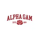 Alpha Gamma Delta Bold Arched Text PR Crewneck