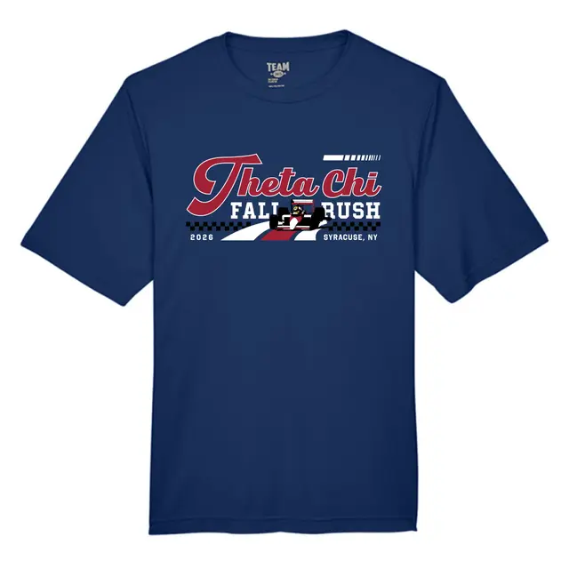 Theta Chi Racer Graphic Fall Rush Shirt 2
