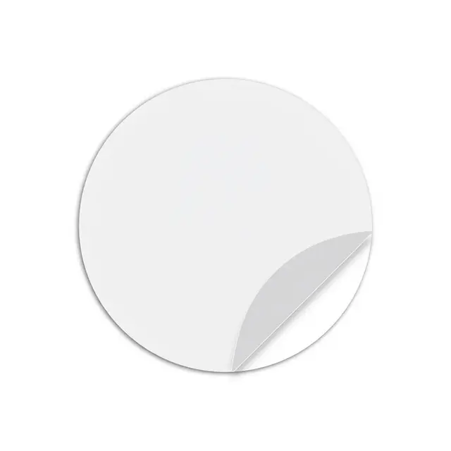 Flat lay for SSLP-CLS-WHITE-2X2-MATTE (Front)