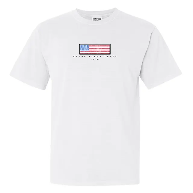 Kappa Alpha Theta American Flag PR Shirt 2