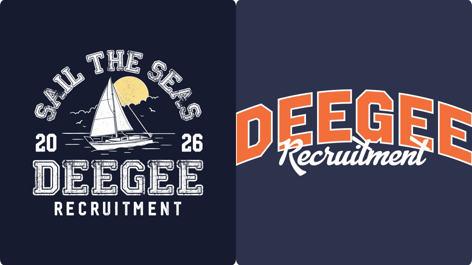 Delta Gamma Recruitment Merch Designs Varsity and Sporty Style