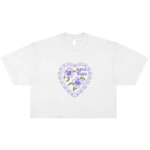 Sigma Kappa Floral Heart PR Shirt 2