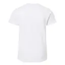SubliVie Youth Polyester Sublimation Tee White Back