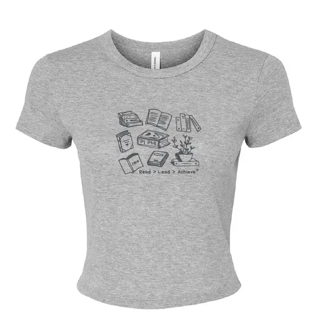 Pi Beta Phi Book Stack Philanthropy Shirt 2