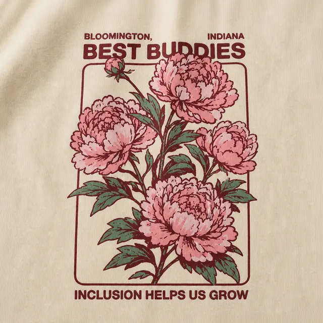 Best Buddies Floral Illustration PR Sweater