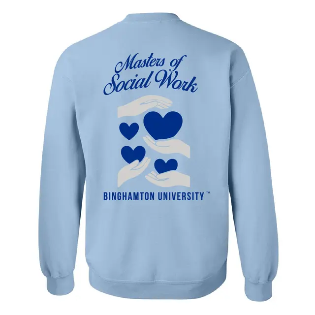 Binghamton University Heart and Hands Philanthropy Crewneck 2