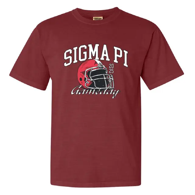 Sigma Pi Football Helmet Game Day Shirt 2