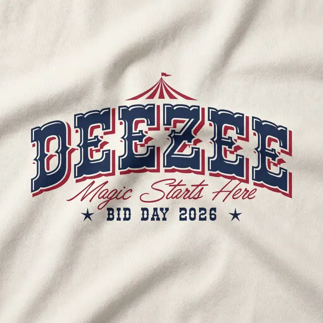 Delta Zeta Circus Banner Rush Shirt