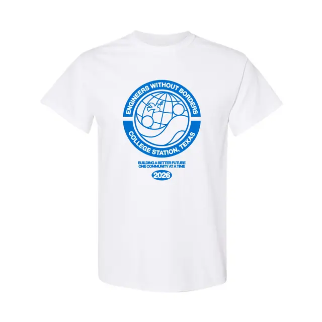 Engineers Without Borders Globe Illustration PR Shirt 2