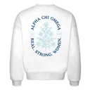Alpha Chi Omega Floral Crest PR Crewneck 2