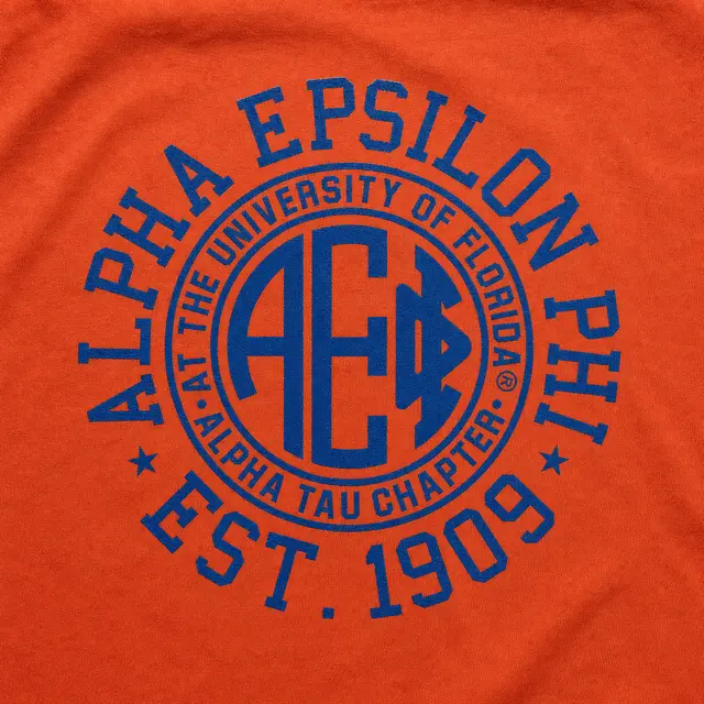 Alpha Epsilon Phi Circular Logo Lettering PR Shorts