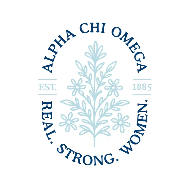 Alpha Chi Omega Floral Crest PR Crewneck