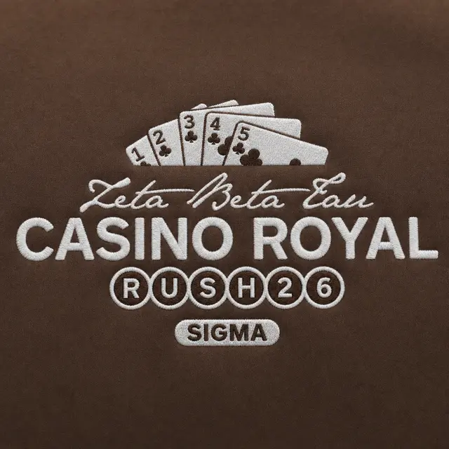 Zeta Beta Tau Playing Cards Graphic Rush Hoodie