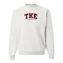 Tau Kappa Epsilon Zigzag Text Rush Crewneck 2
