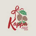 Kappa Kappa Gamma Pinecone and Bow Winter Formal Crewneck