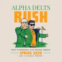 Alpha Delta Phi Golf Graphic Rush Shirt
