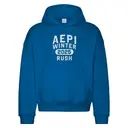 Alpha Epsilon Pi Distressed Block Text Winter Rush Hoodie 2