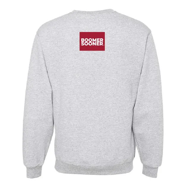 Boomer Sooner Bold Block Text PR Crewneck 2