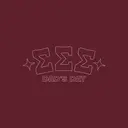 Sigma Sigma Sigma Starry Letters Dad's Day Crewneck