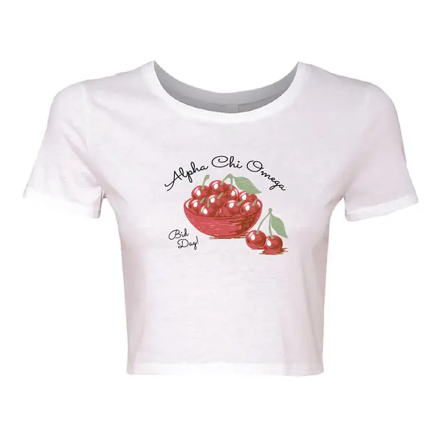 Alpha Chi Omega Cherry Bowl Bid Day Shirt 2