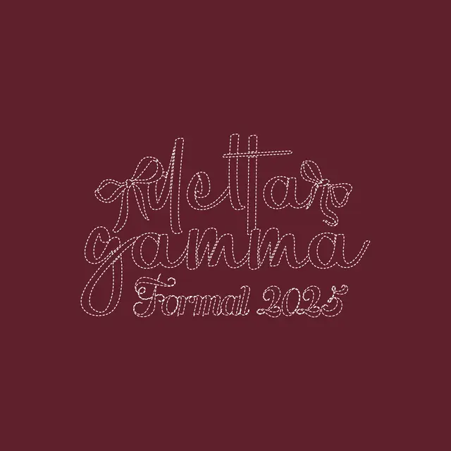 Delta Gamma Broken Line Script Formal Sweater