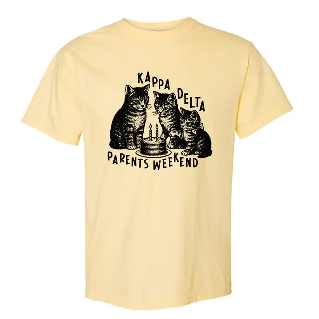 Kappa Delta Playful Cats Parent's Weekend Shirt 2