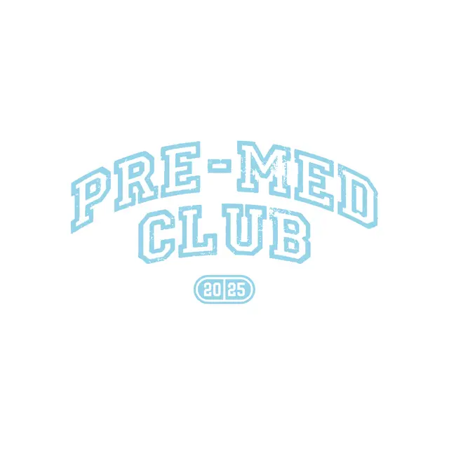 Pre-Med Club Bold Lettering PR Hoodie