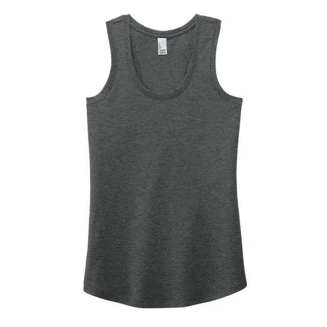 WOMEN'S PERFECT TRI RACERBACK TANK Black Frost Front