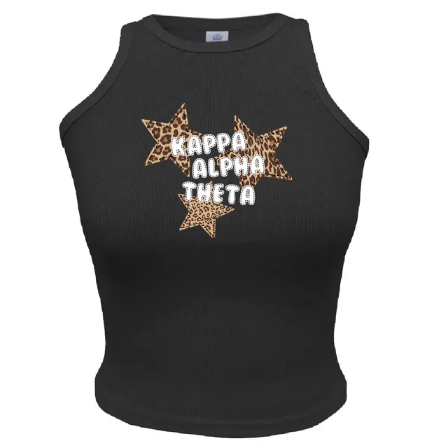 Kappa Alpha Theta Leopard Stars PR Tank 2