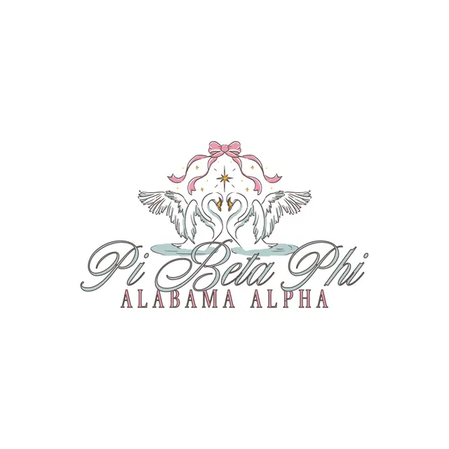 Pi Beta Phi Swan Illustration PR Shirt