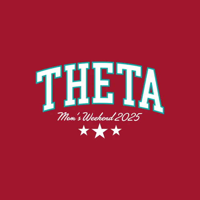 Kappa Alpha Theta Bold Lettering Mom's Weekend Shirt