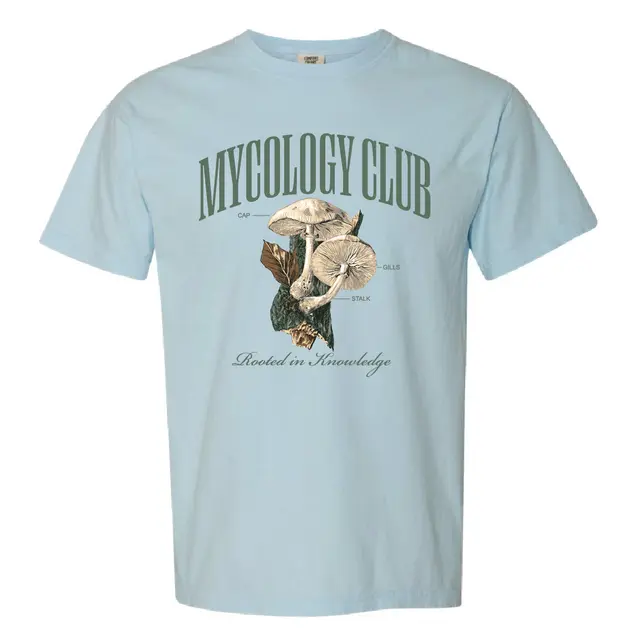Mycology Club Mushroom Illustration PR Shirt 2