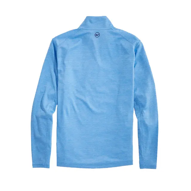 Vineyard Vines Men's Sankaty Performance Quarter-Zip 1k001556 Coastline Back