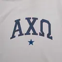 Alpha Chi Omega Stacked Serif Letters PR Shorts