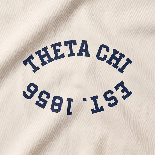 Theta Chi Curved Text PR Hoodie